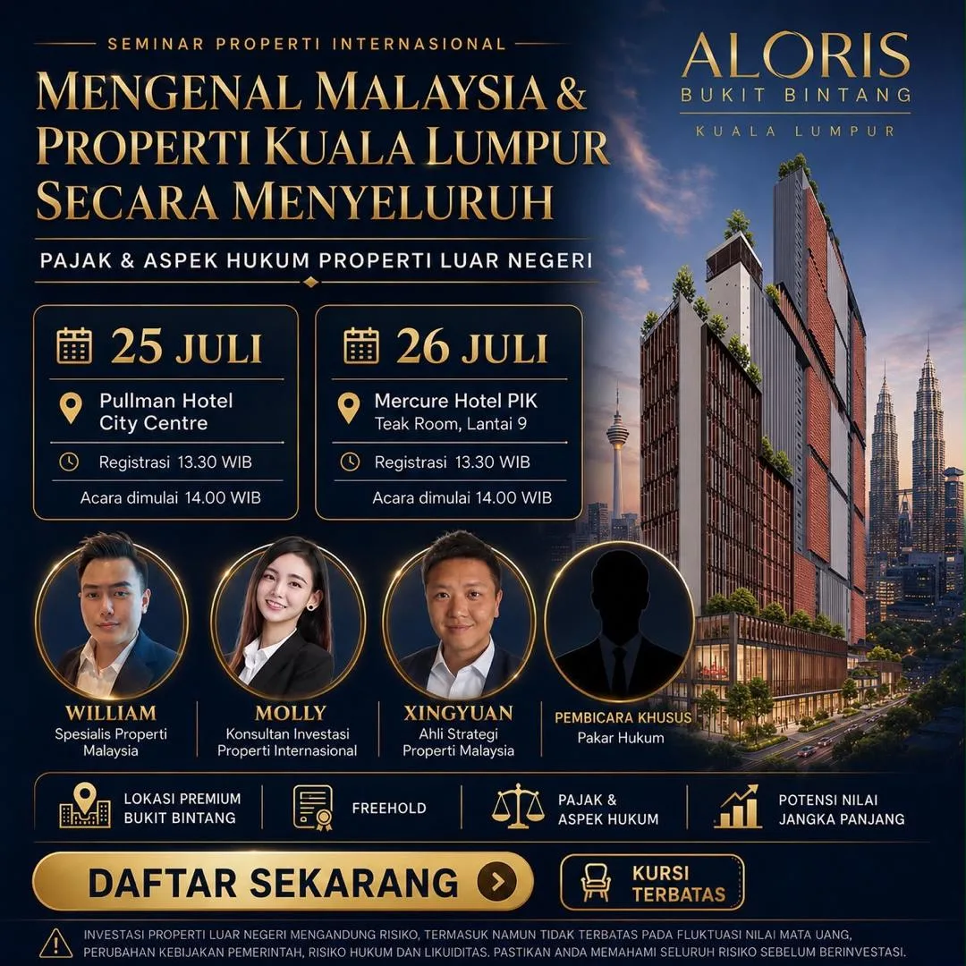 Property International Seminar — Aloris Bukit Bintang poster