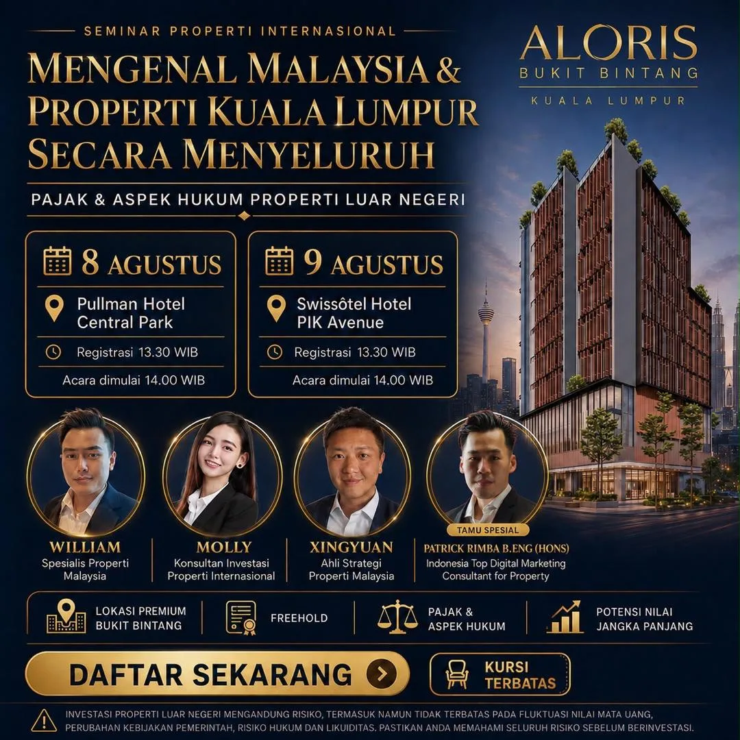 Property International Seminar — Aloris Bukit Bintang poster