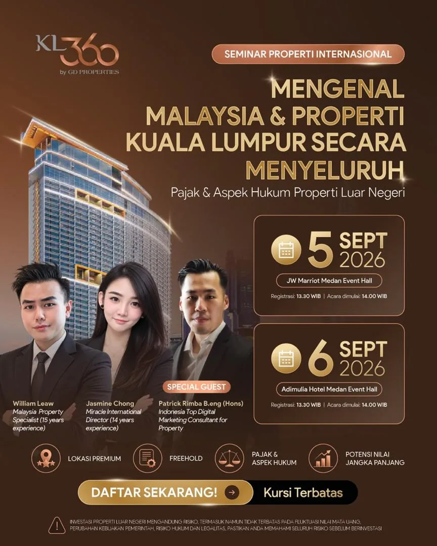 Property International Seminar — KL 360, Medan poster