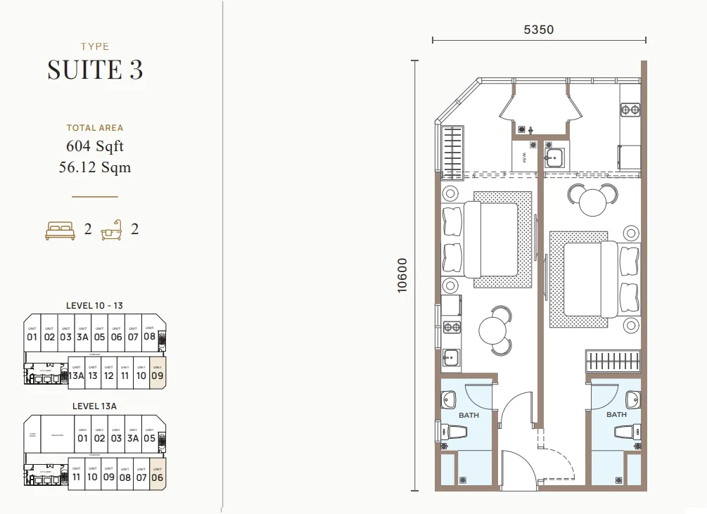 Suite 3 floor plan