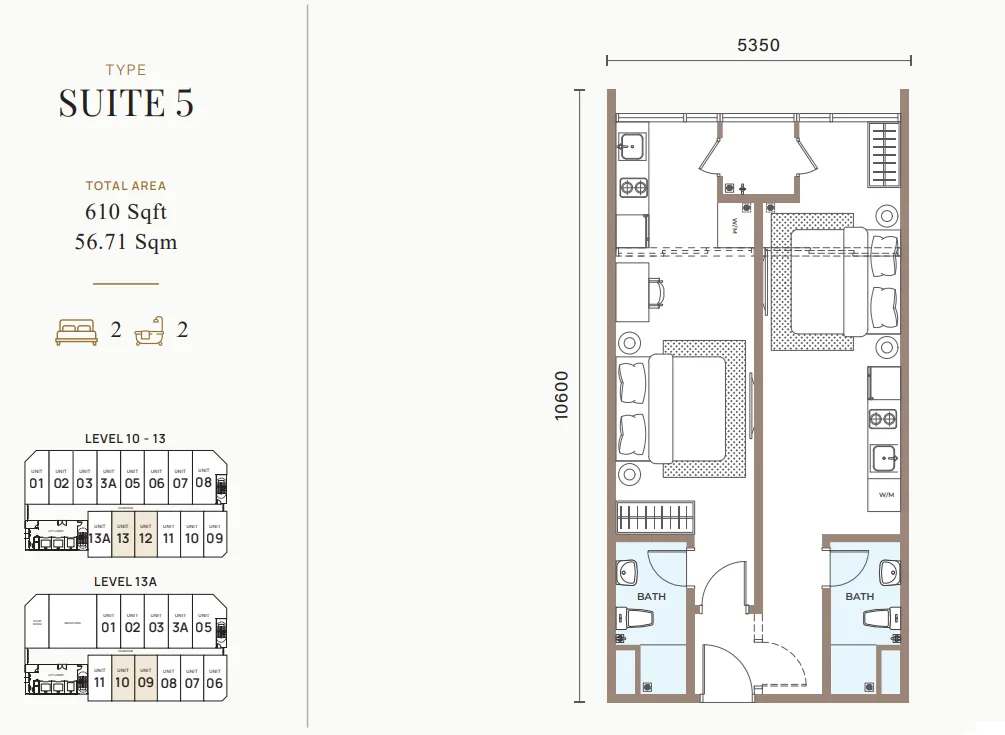 Suite 5 floor plan