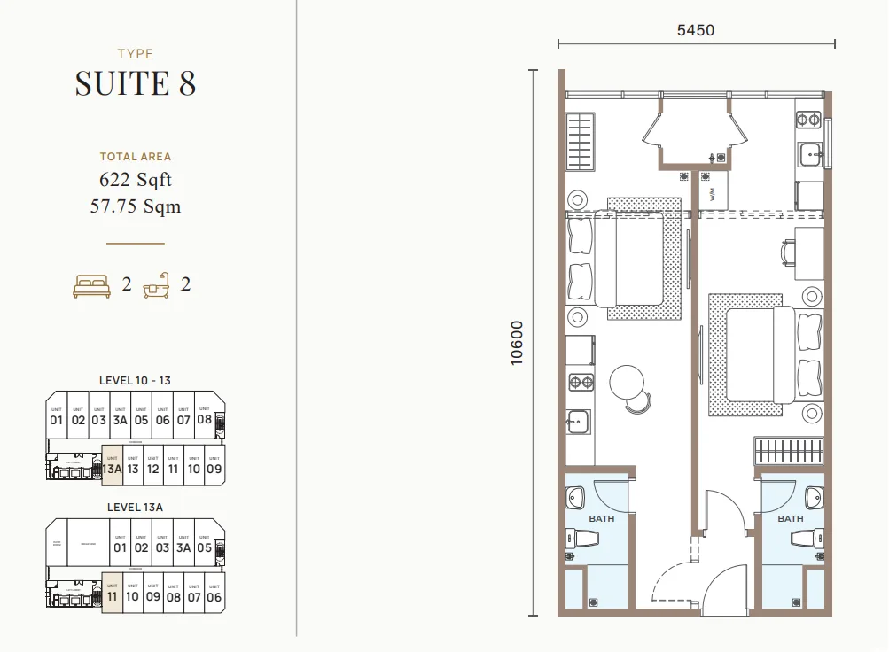 Suite 8 floor plan
